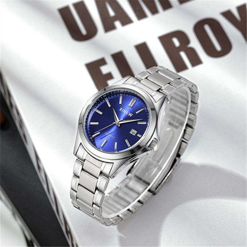0f2aa0e8-10eb-4324-b688-46ebaf4d5d7e.jpg Fashionable Casual Stainless Steel Strap Calendar Quartz Watch - Image 2