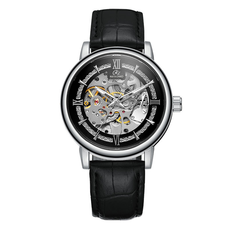 584dc8a8-d226-40bc-b564-d96bf541c18d.jpg European And American-style Mens Fashionable Hollow-out Mechanical Watch - Image 5