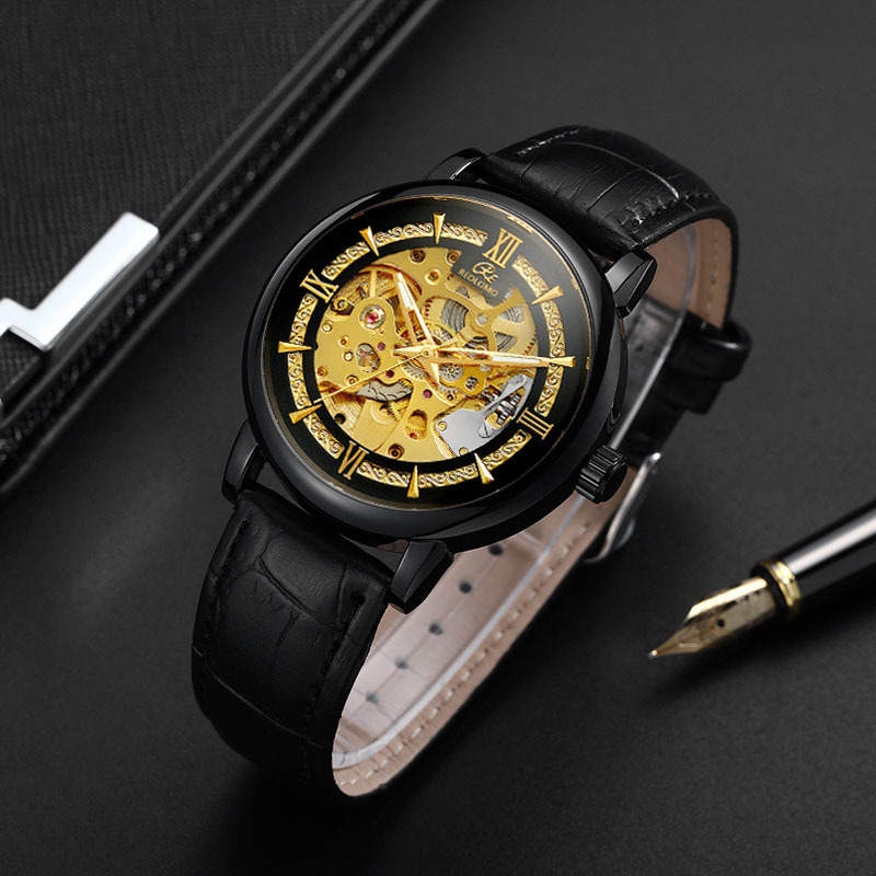 80877003-e7ed-4ceb-90f3-b285084b38a0.jpg European And American-style Mens Fashionable Hollow-out Mechanical Watch